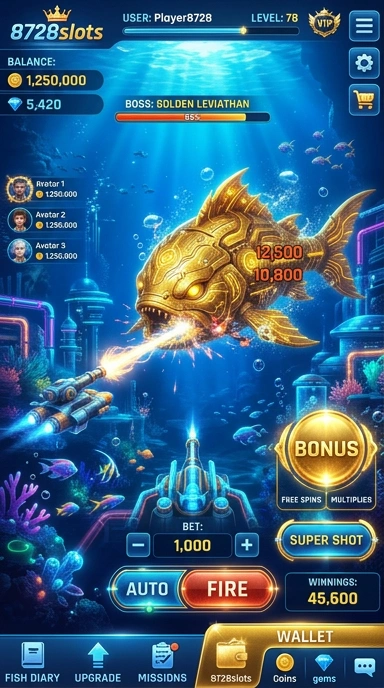8728slots — cuplikan layar ringkas